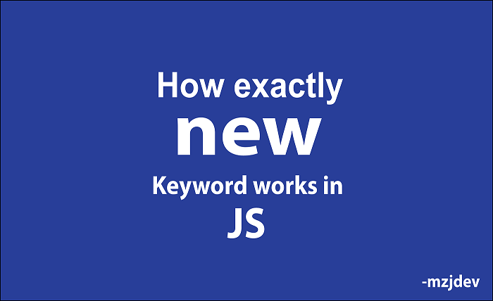 js new keyword