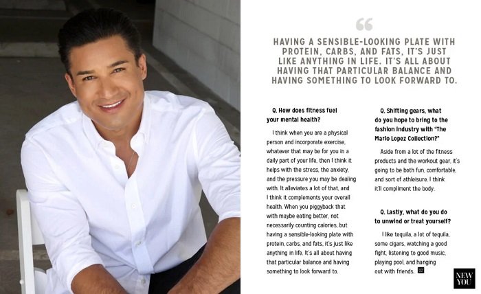 mario lopez health